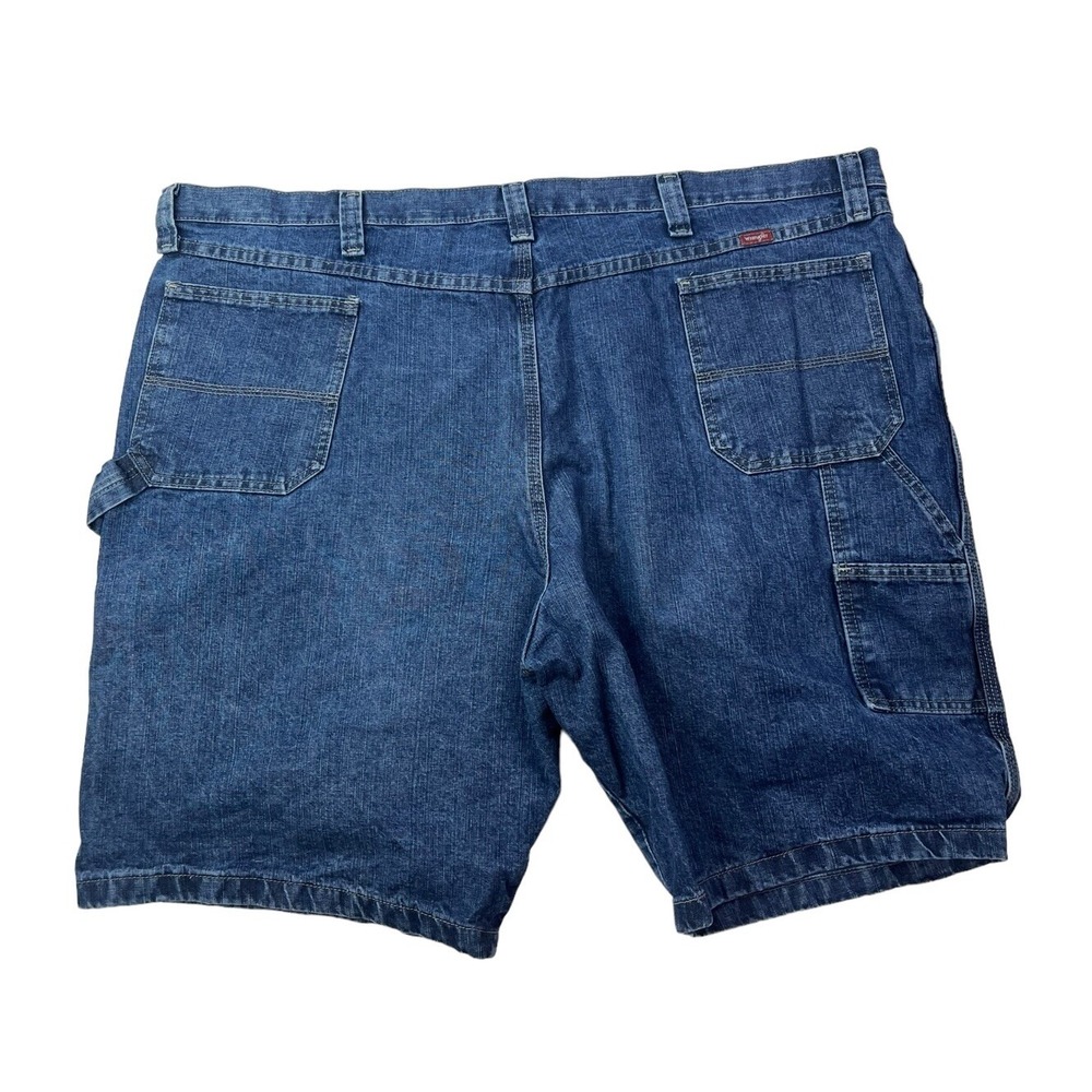 Wrangler Mens Size 48 Denim‎ Flat Front 5 Pocket Carpenter Shorts Outdoor Casual - Picture 15 of 16